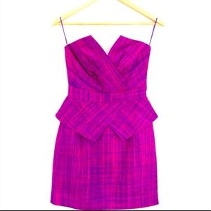 Trina Turk Tweed Fuchsia Dress Size 12